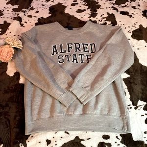 CREWNECK Alfred State College girls size L